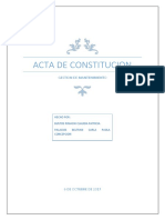 ACTA DE CONSTITUCION Clau