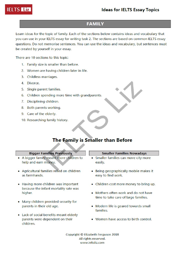 620 Family Topic Ideas To Write About – OCZCLN