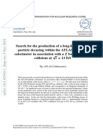 Search For The Production of A Long-Lived Neutral Particle Decaying Within The ATLAS Hadronic Calorimeter in Association With A Z Boson From P P Collisions at