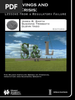 (The Milken Institute Series On Financial Innovation and Economic Growth) James R. Barth, S. Trimbath, Glenn Yago-The Savings and Loan Crisis - Lessons From A Regulatory Failure-Springer (2004)