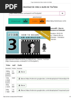 Faça o Download de Vídeo e Áudio Do YouTube