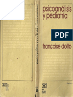 Psicoanalisis y Pediatria Francoise Dolto