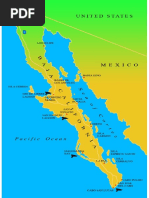 Mapa de Baja California