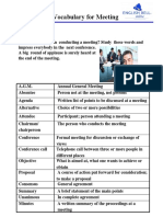 Meeting Vocabulary 27 PDF