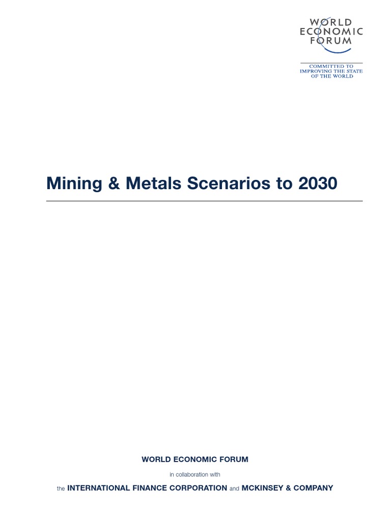 Mining & Metals Future Scenarios 2030 | PDF | Scenario Planning | World ...