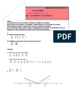 Soluciones examen Matemáticas 3o ESO números y sus utilidades