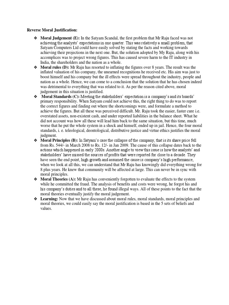 Reverse Moral Justification and Forward Moral Justification PDF