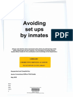 Avoiding Set-Ups by Inmates PDF