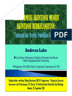 Tranformasi Akuntansi Konvensional Menuju Akuntansi Berkelanjutan - Andreas Lako