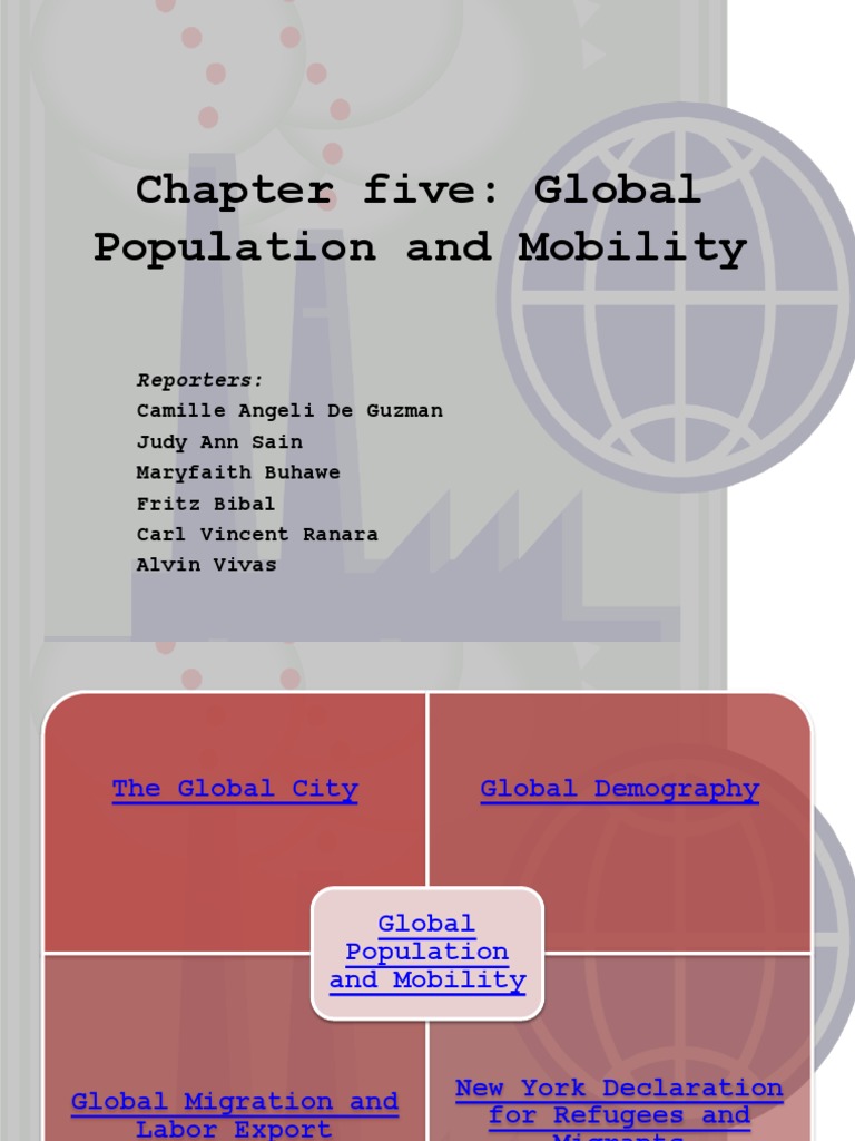 Global Population and Mobility | PDF | Refugee | Immigration