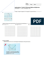 Transformations of Graphs