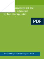 Recommendations On The Design and Operation of Fuel Storage Sites