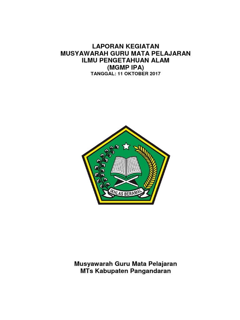 Laporan 2 Mgmp Ipa