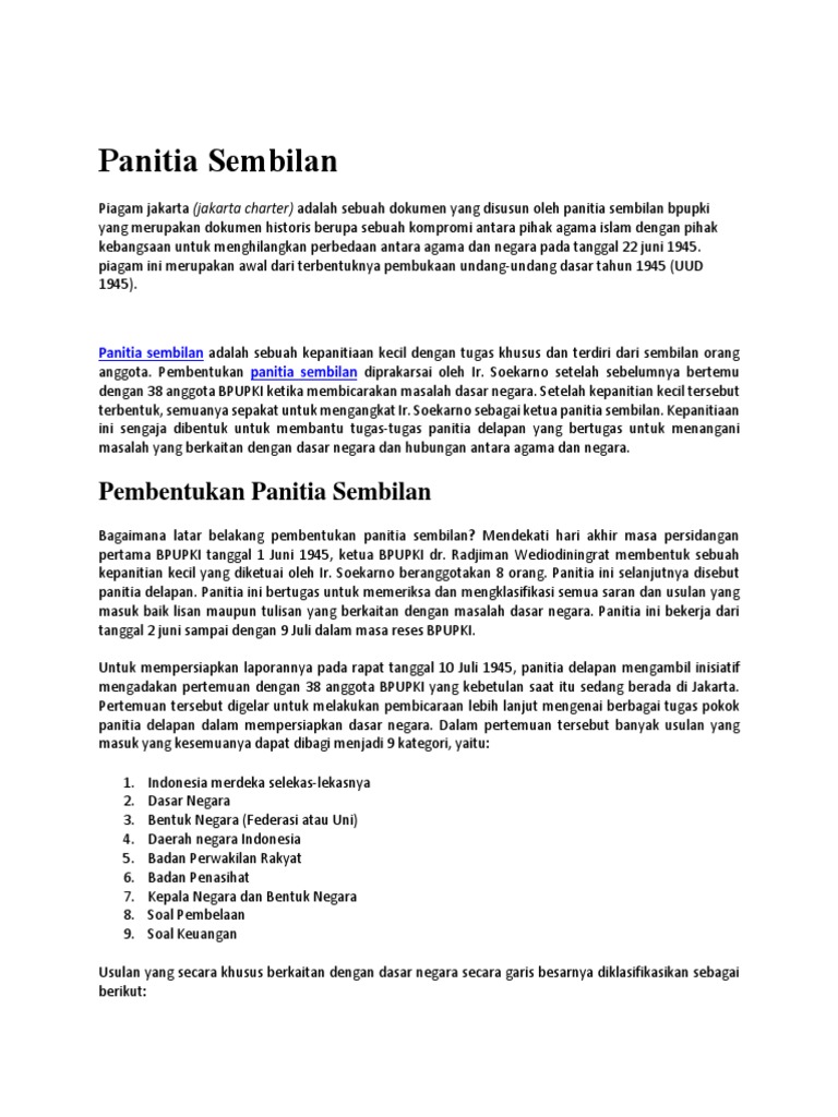 Panitia Sembilan