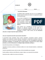 Documento Sobre Pensamiento Matematico