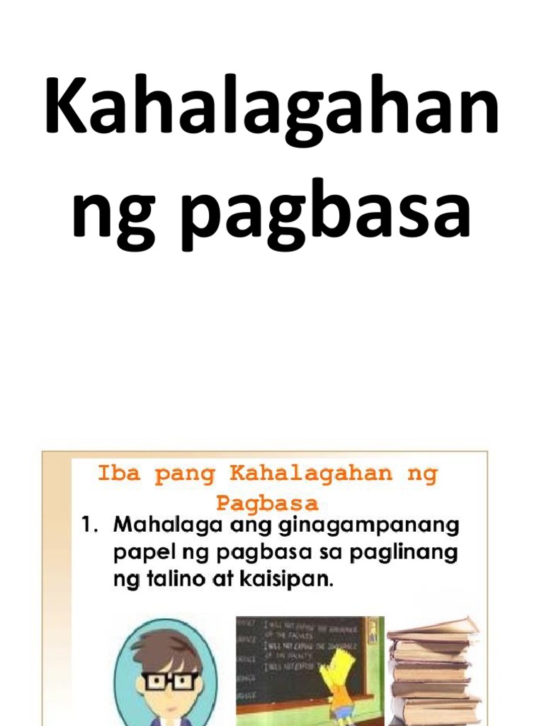 Kahalagahan NG Pagbasa | PDF