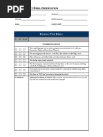 Evacuation Drill Evaluation Form | PDF | Emergency Evacuation | Public ...