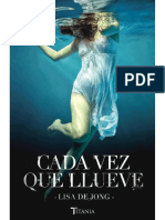 Cada Vez Que Llueve - Lisa de Jong PDF