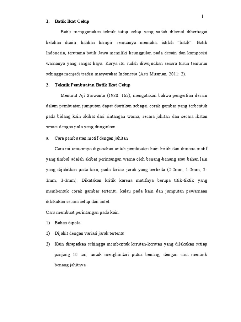 Batik Celup Pdf