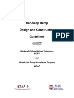 Handicap Ramp Design and Construction Guidelines: June 2006