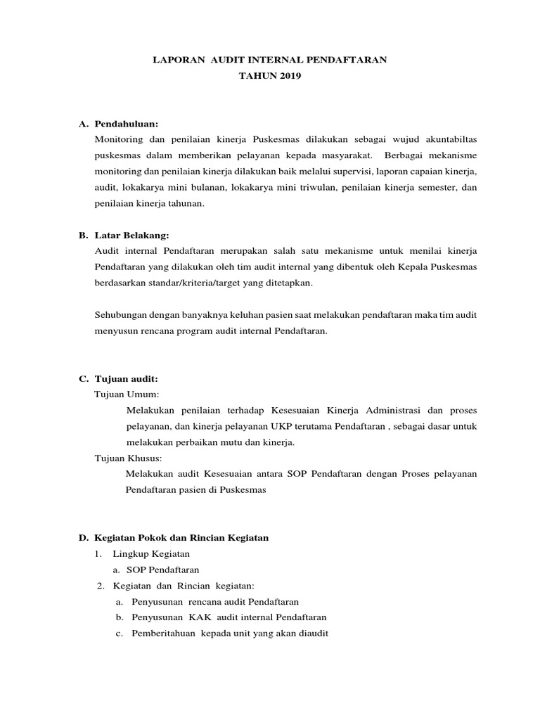 Kak Audit Internal Pendaftaran Copy