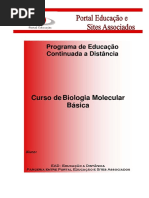 Curso de BIOLOGIA MOLECULAR do Portal Educação - MÓDULO I