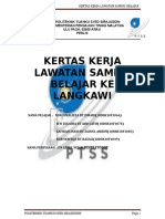 kertas kerja lawatan