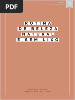 Rotina de Beleza Natural e Sem Lixo. Cristal Muniz