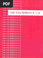 Download Can You Believe It 1 by Dzenevi Macaya SN39305964 doc pdf