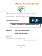 Informe de Visita Tecnica Del Camal