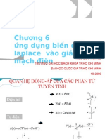 Chương 6 - NG D NG Bien Doi Laplace Vao Giai Tich Mach Dien