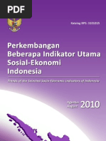 Download Socio Economic Statistic Indonesia Agt 2010 by newgts SN39306231 doc pdf