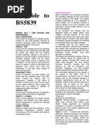 A Guide To BS5839: BS5839: Part 1: 1988 TESTING AND Maintenance Daily Inspection