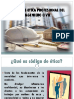 Codigo de Etica Profesional Del Ingeniero Civil