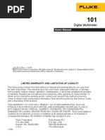 Digital Multimeter Fluke 101 - User MAnual