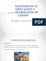 Alteración y Manipulación y Transformación de Carnes