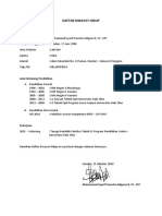 Daftar Riwaat Hidup Syarif