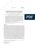 Managing Diversity Through Human Resource Management An International Perspective and Conceptual Framework