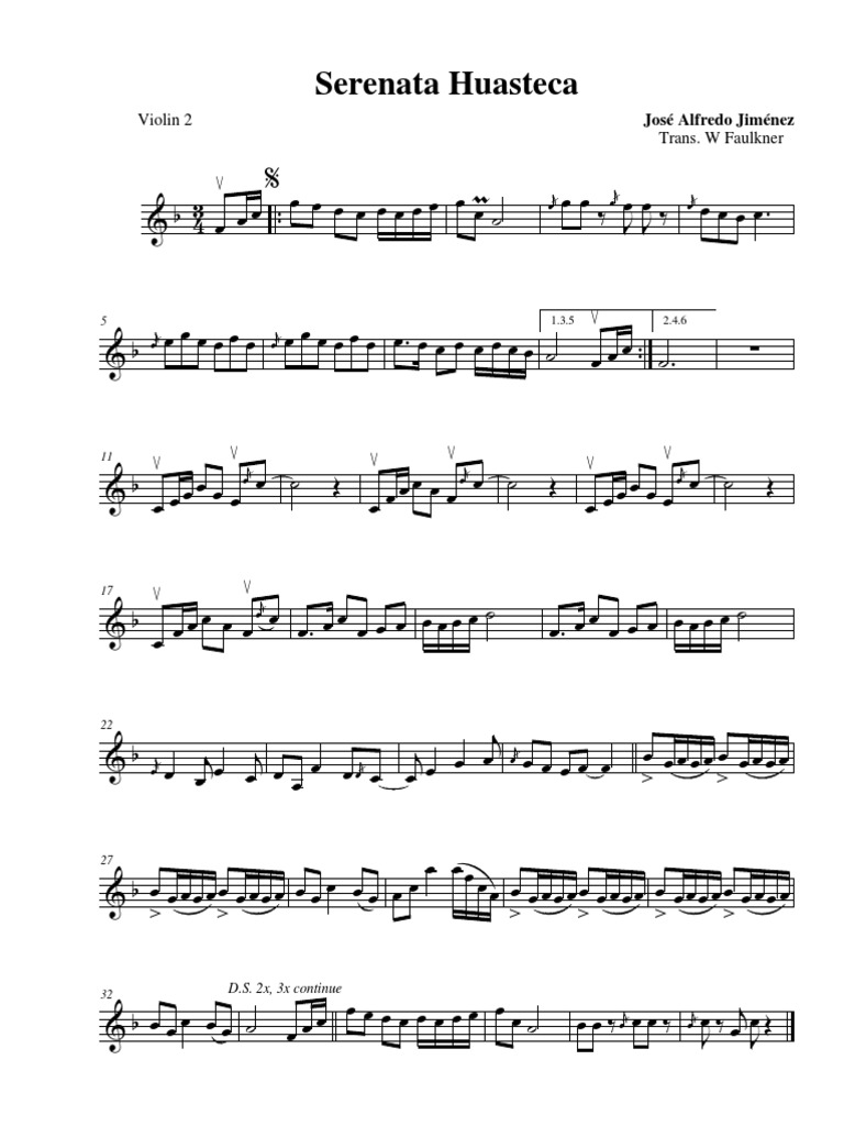Serenata Huasteca no tpts Violin 2.pdf