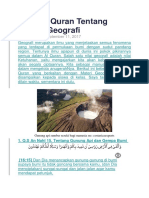 Ayat Al Quran Tentang Materi Geografi