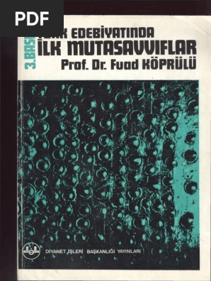 fuat koprulu mutasavviflar pdf pdf