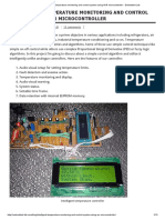 Intelligent Temperature Monitoring and Control System Using AVR Microcontroller - Embedded Lab