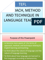 Approach, Method, Technique