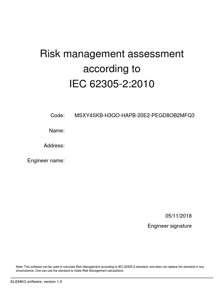 Lightning Protection Risk Assessment Tool | PDF | Electrical Wiring ...