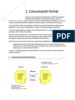 Comunicación formal en la empresa: objetivos, canales y feedback