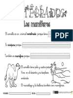 VERTEBRADOS Mamíferos1 PDF