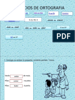Exercícios de Ortografia - Alunos