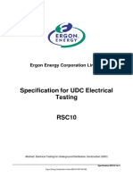 RSC10 UDC Electrical Testing