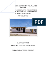 INFORME PROYECTO DE MEJORA PUESTO DE SALUD CARANCAS TER - Loca