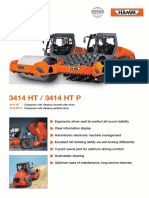 3414 HT / 3414 HT P: - Compactor With Vibratory Smooth Roller Drum - Compactor With Vibratory Padfoot Drum